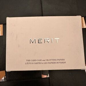 Merit Card Case and Blotting Paper